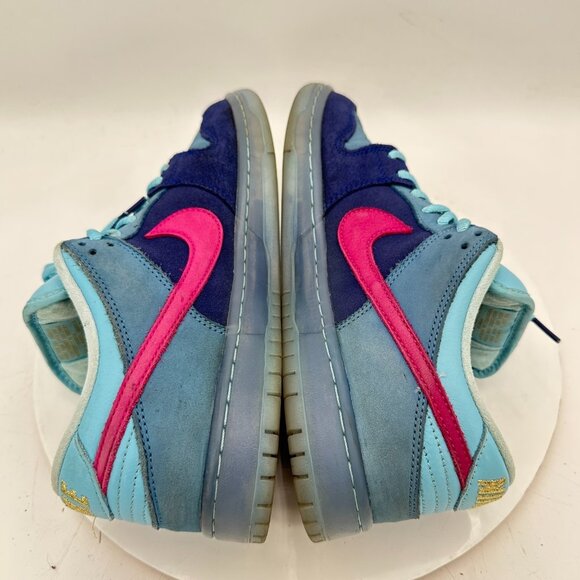 Nike SB Dunk Low Run The Jewels Men Sz 8.5 DO9404-400 Deep Royal Blue Pink Shoe - Picture 7 of 12
